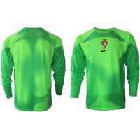 Koszulka piłkarska Portugalia Bramkarska Strój Domowy MŚ 2022 tanio Długi Rękaw